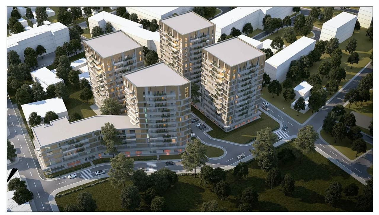 Proiect rezidential autorizat 9.983 mp Baicului Sector 2 Bucuresti - Poză 1