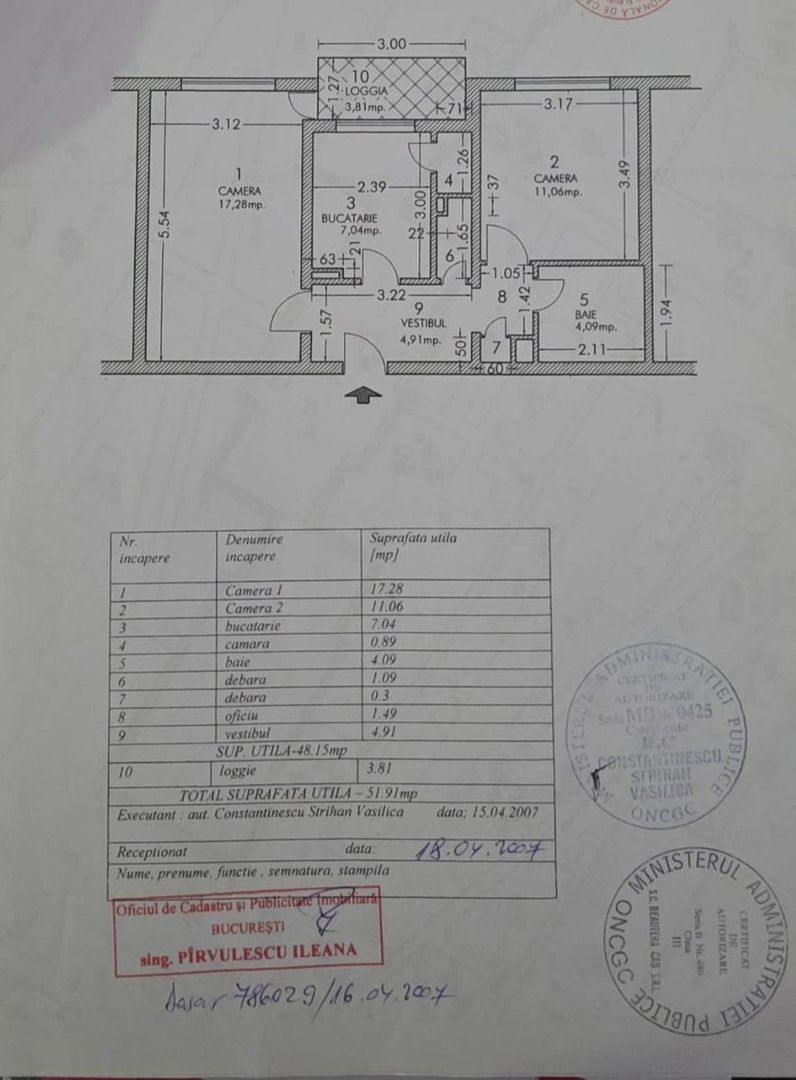 Apartament 2 camere de vanzare metrou Gorjului - Poză 9