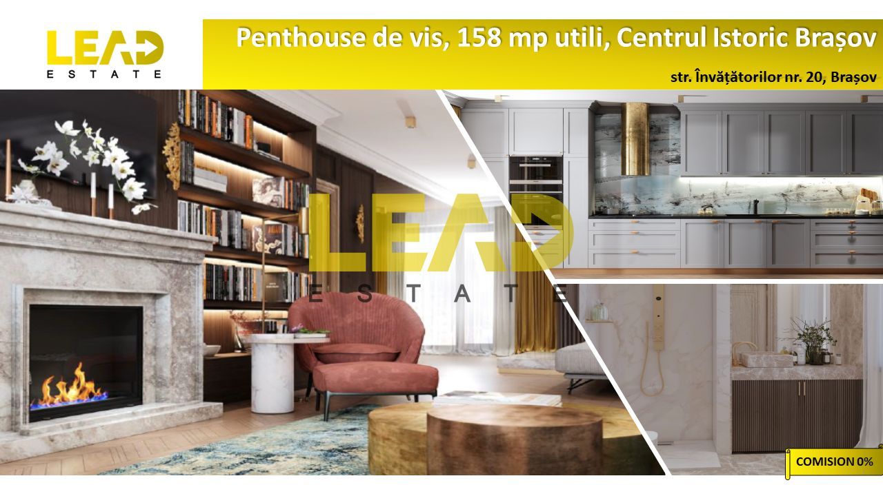 Lux si intimitate! Penthouse 158 mp, Centrul Istoric, Brasov - Poză 5