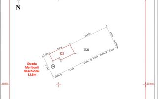 Teren | 500 mp | Andronache | Colentina | Mentiunii - Schiță 2