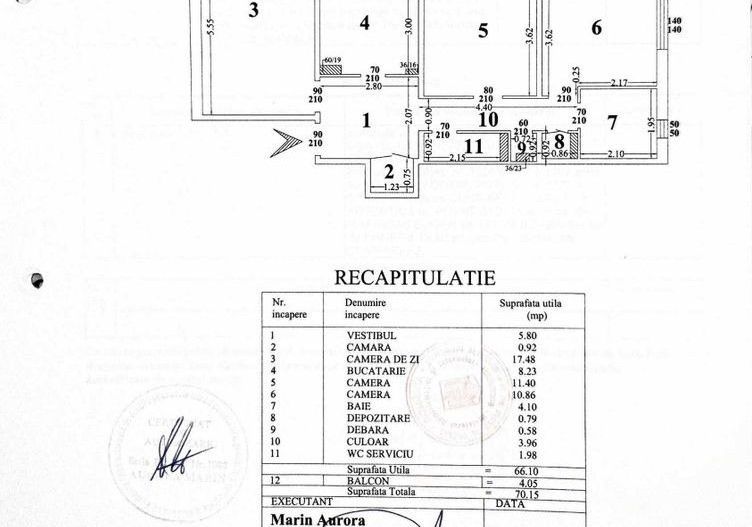 Apartament 3 camere zona Arena Nationala -  Chisinau - Poză 8