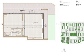Spațiu comercial de vânzare în Complexul rezidențial Coresi - Schiță 3