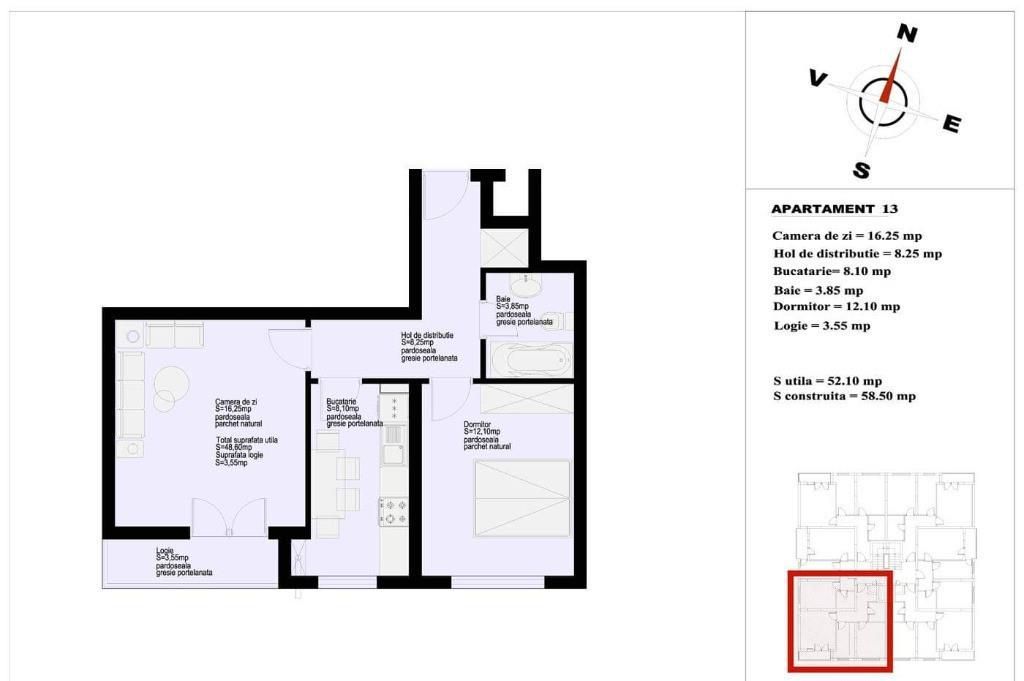 Apartament modern 2 camere | Militari Bloc nou | CENTRALA PROPRIE - Poză 9