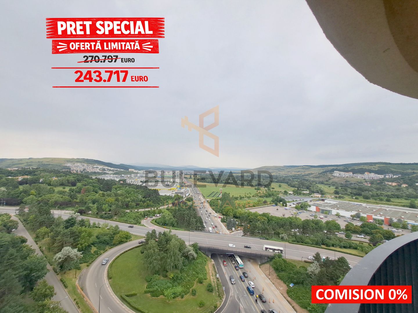 Pret special! Apartament 3 camere + terasa 13 mp view superb! - Poză 1