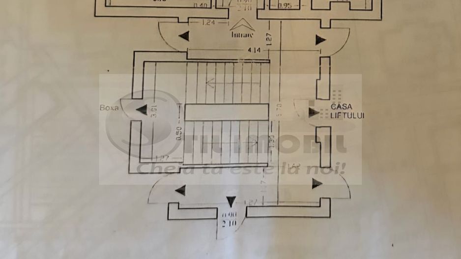 Apartament cu 2 camere, decomandat, 37.6 mp - Zimbru - 73.000 euro ! - Schiță 6