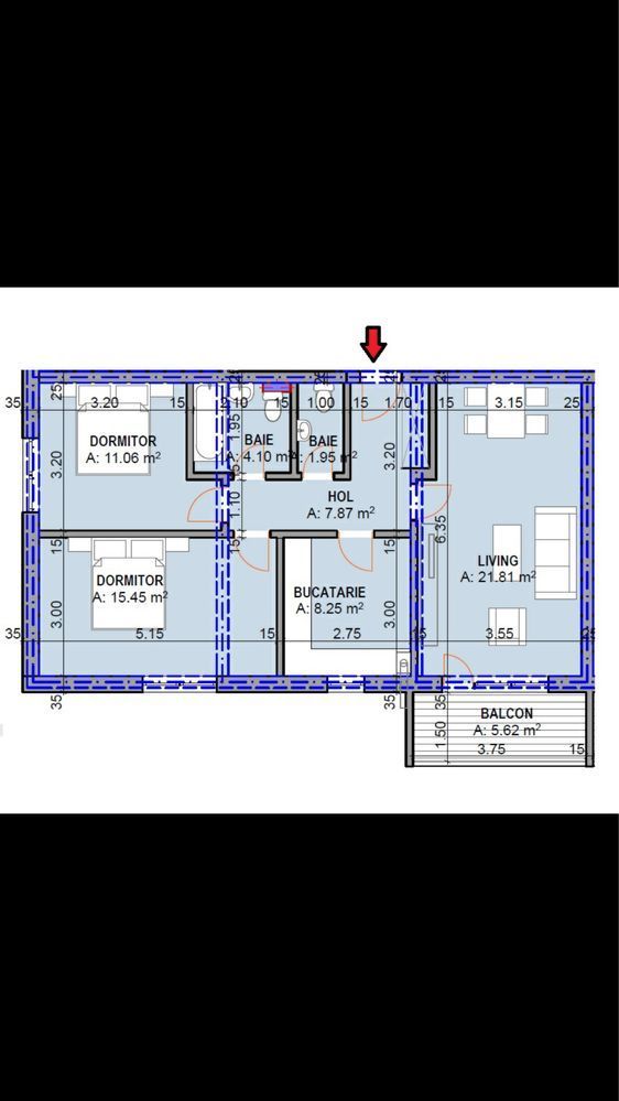 3 Camere 1 Decembrie 1918 Birou inclus. Zero stres parcare - Poză 8