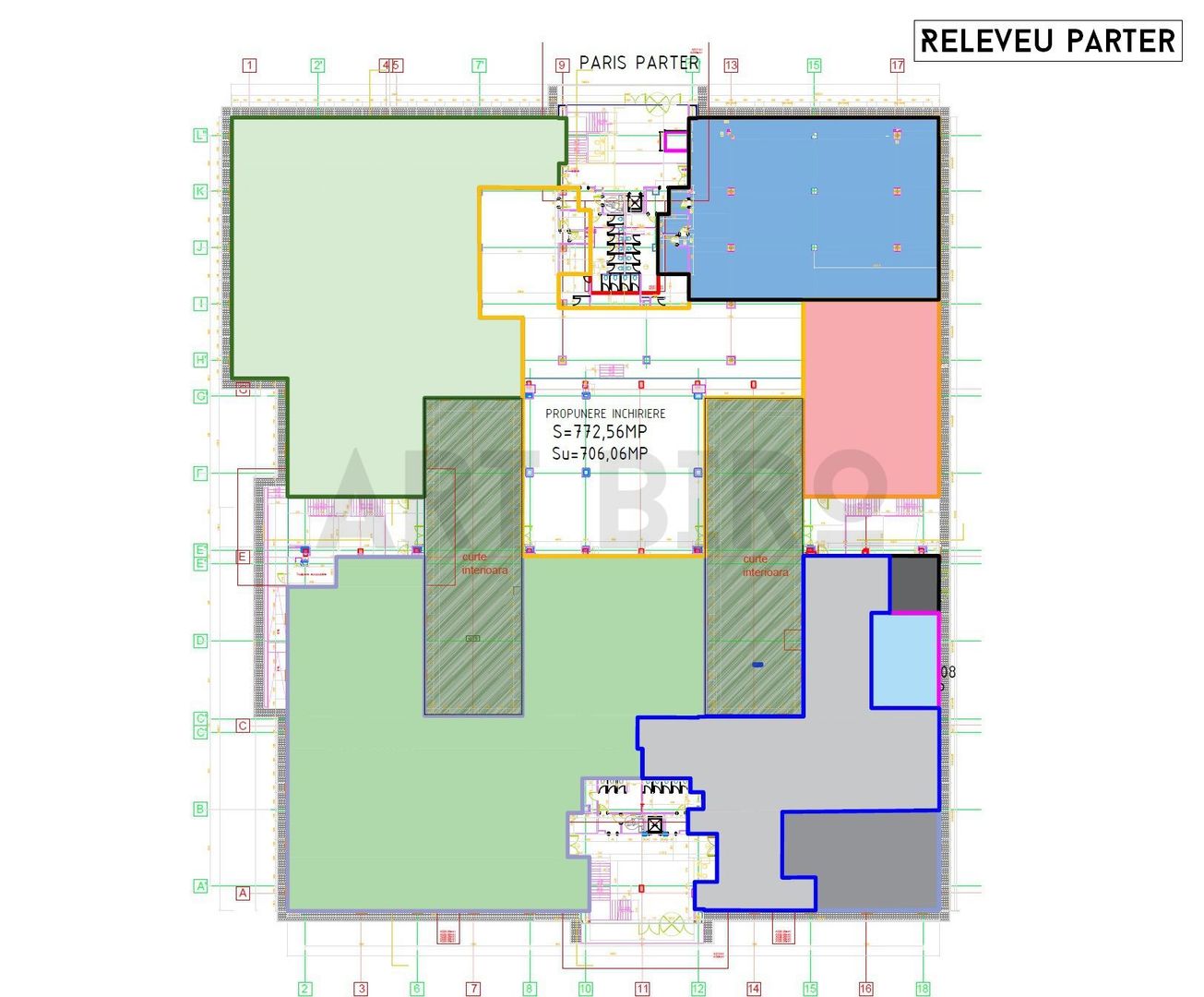 Zero comision, 778mp birou Sema Parc, Grozavesti, 3 minute metrou - Schiță 11