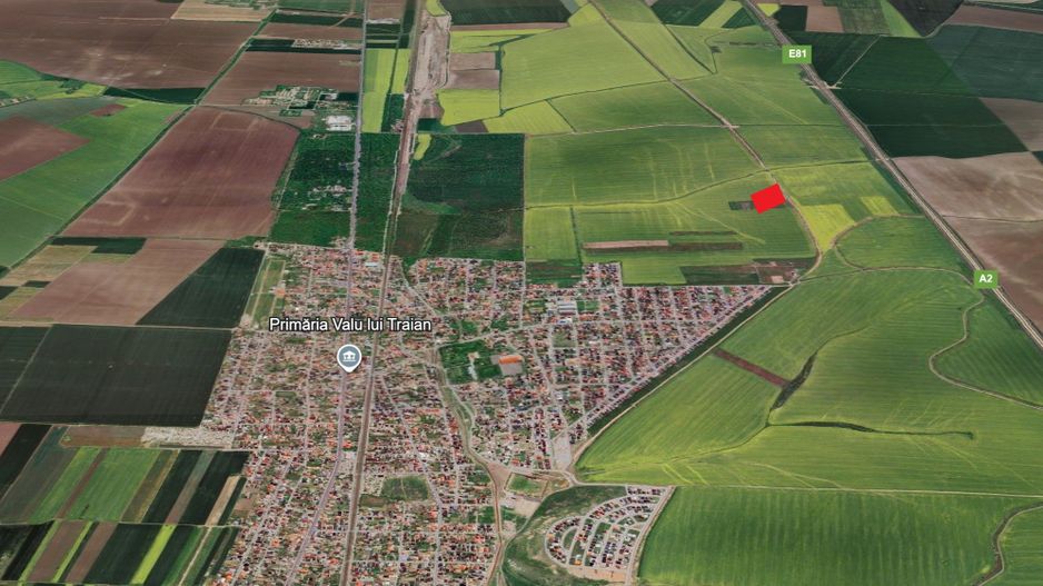 Teren intravilan Valu lui Traian 8500mp D=86ml sau schimb cu casa - Poză 2