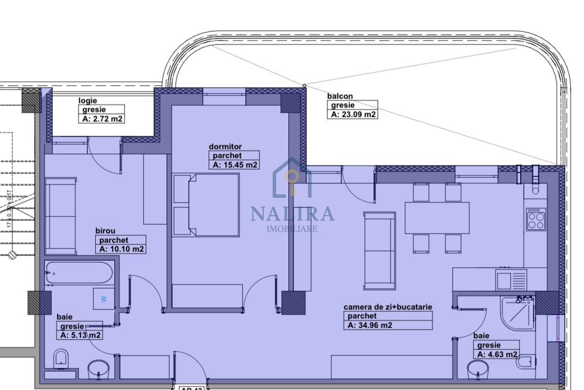 Apartament 3 camere de vanzare - Lupului bloc nou - Poză 8