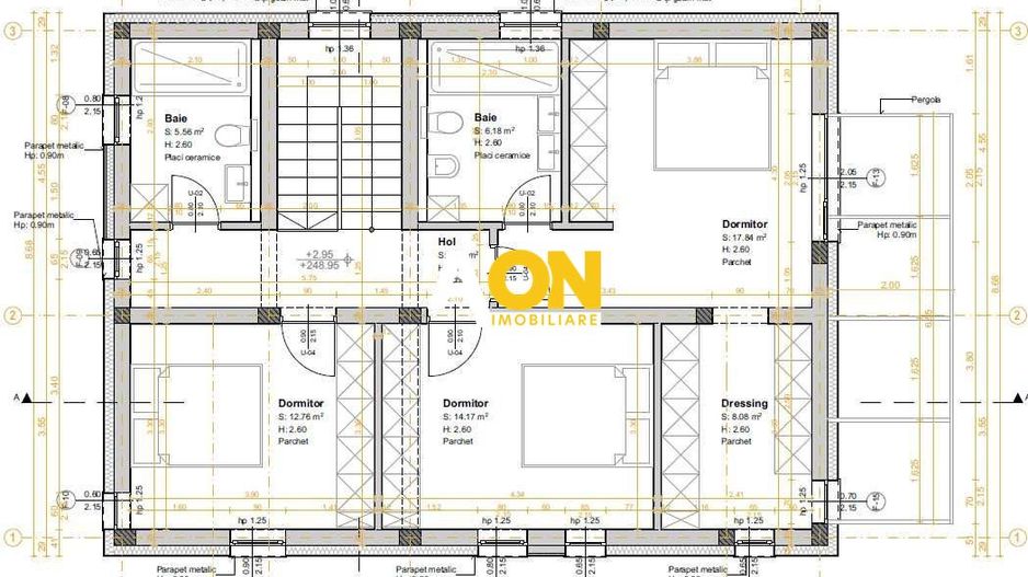 Casa 5 camere, 420 mp teren, finisaje la cheie, Cetate - Schiță 4