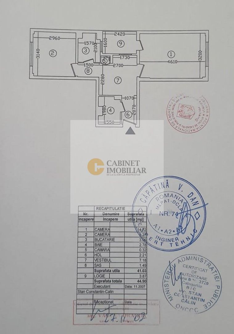2 Camere - Hol Locuibil | Decomandat | 3/10 | Credit | M Lujer - 3 min - Schiță 17