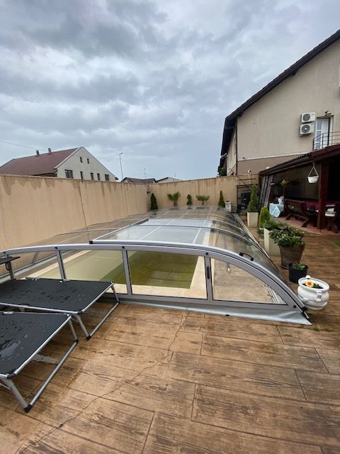 Duplex cu piscina Dumbravita Zona PADURE - Poză 1