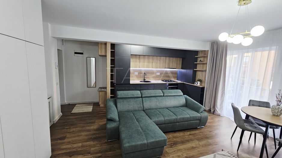 Apartament cu 2 camere, 49 mp + balcon 6 mp, Florești. - Poză 2