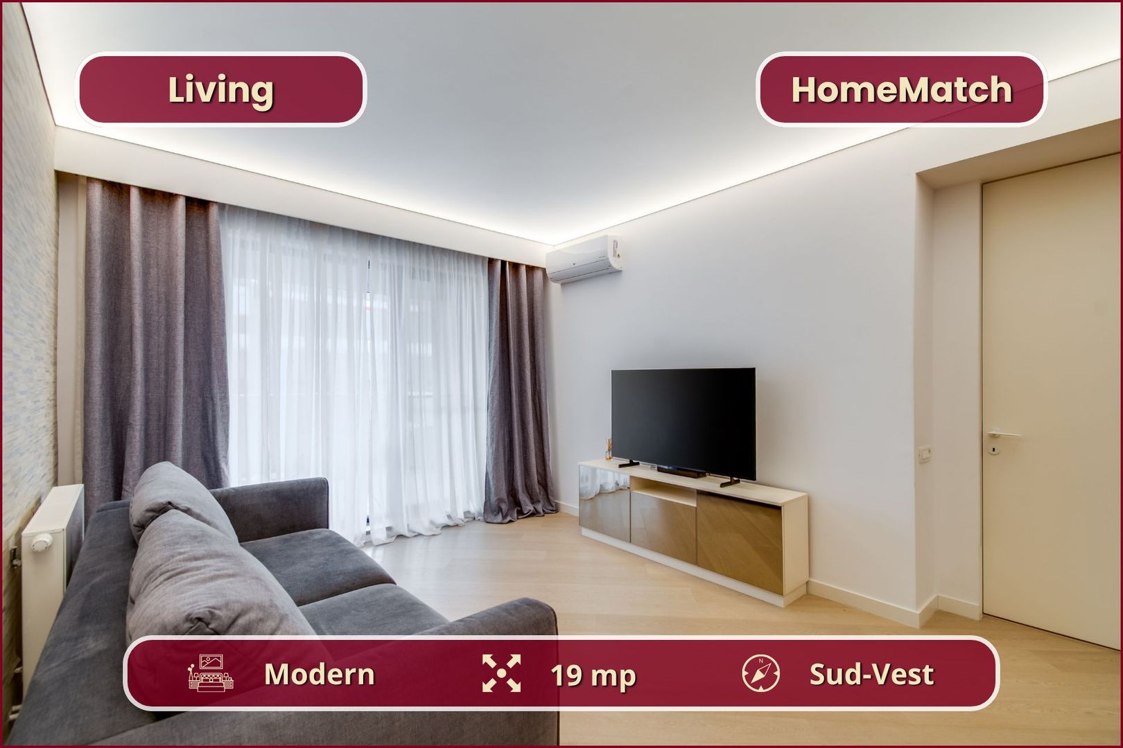 Cortina North || 2 camere || Finisaje de lux || Parcare || Piscină - Poză 3