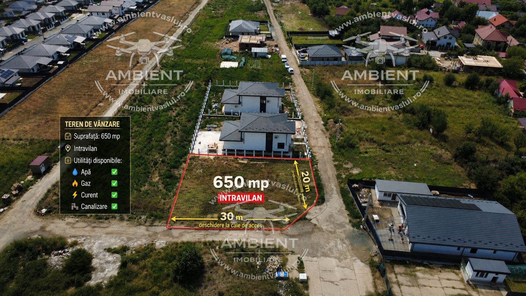 TEREN INTRAVILAN 650 mp, VASLUI zona Cartier case ST. METEO; - Poză 3