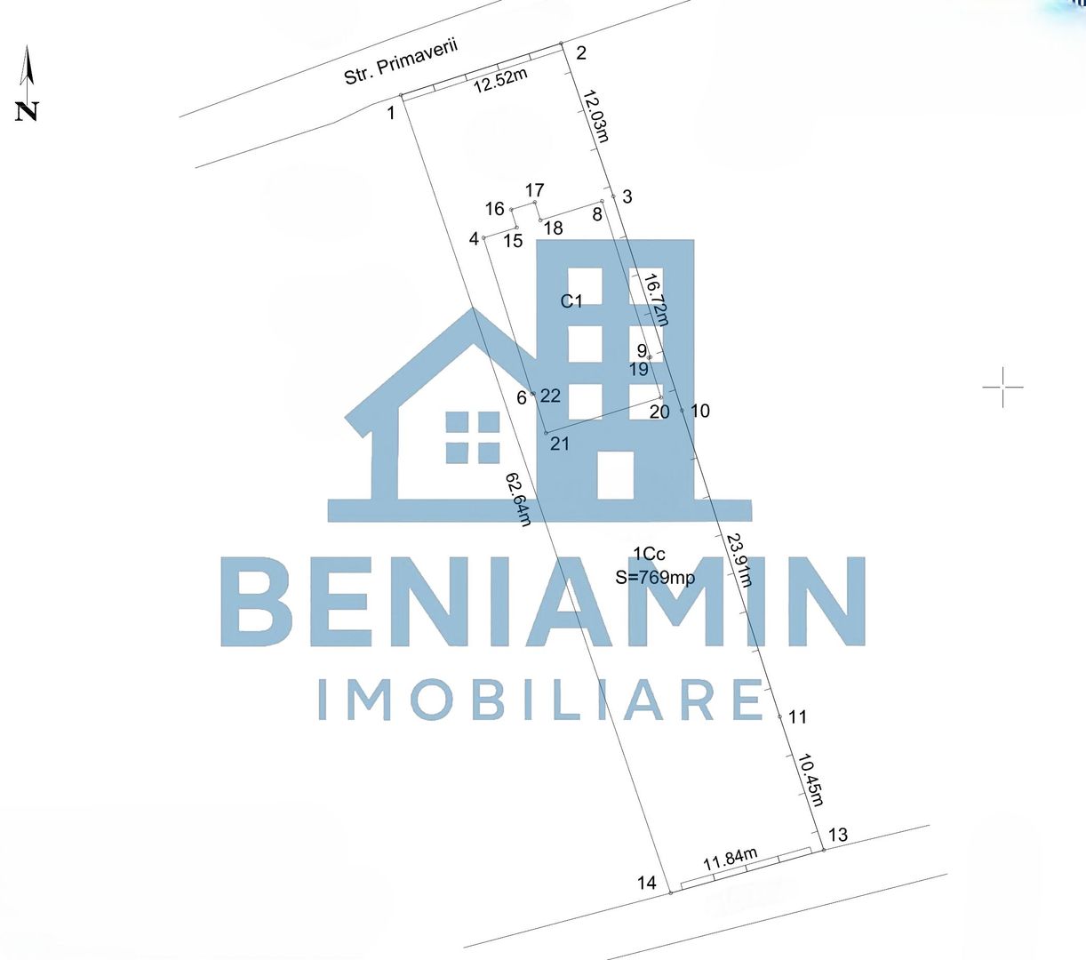 Casa P+1 toate utilitatile, 770mp teren, zona buna, mobilata, utilata - Schiță 2