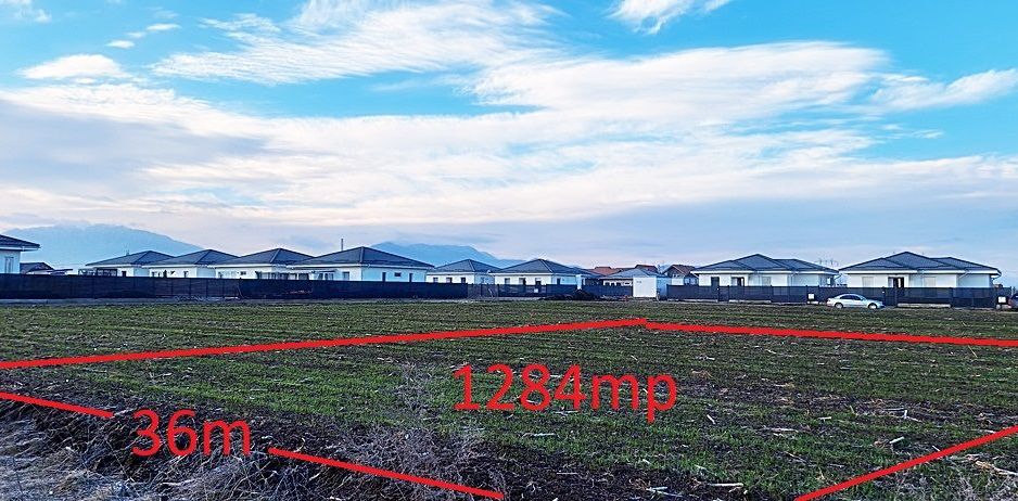 Teren pentru casa generos 1284mp,  parcelabil, Brasov spre Harman, 80 euro/mp - Poză 1