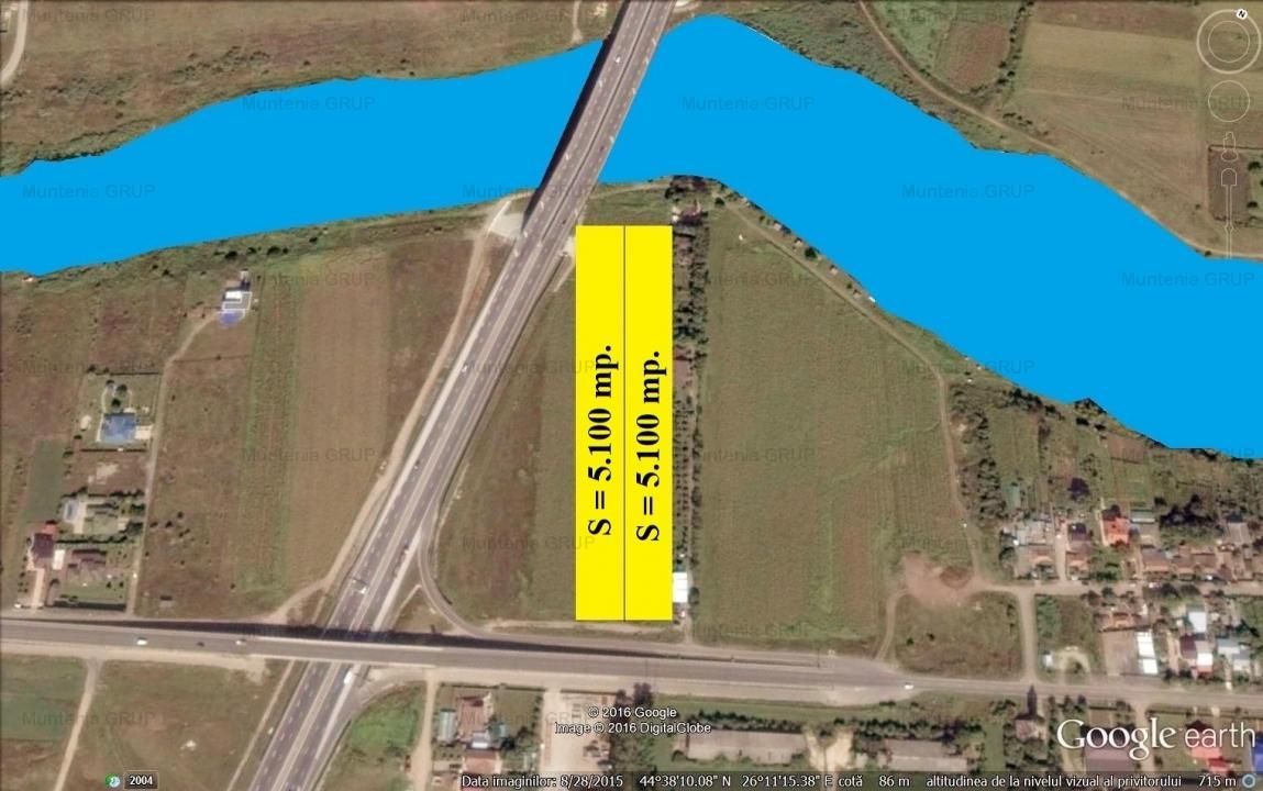 Moara Vlasiei, 5100 mp. teren intravilan, langa A3, toate utilitatile - Poză 2