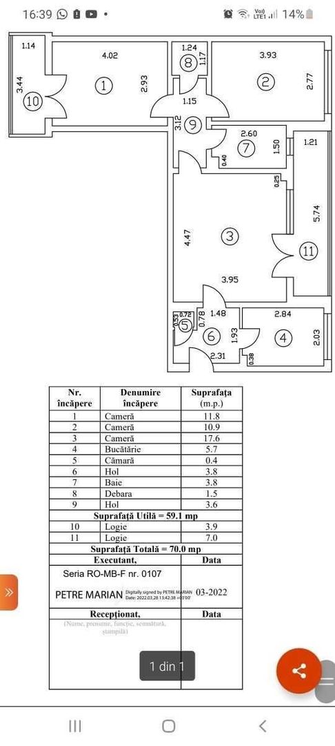 De vanzare 3 Camere  Dristor1 G15 - Poză 8