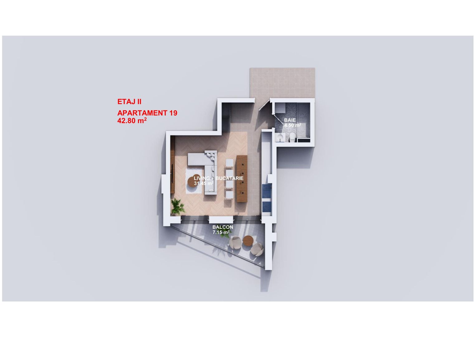 Ap.artament 1 camera, 40mp, 50.000euro Bucium-Visan - Poză 1