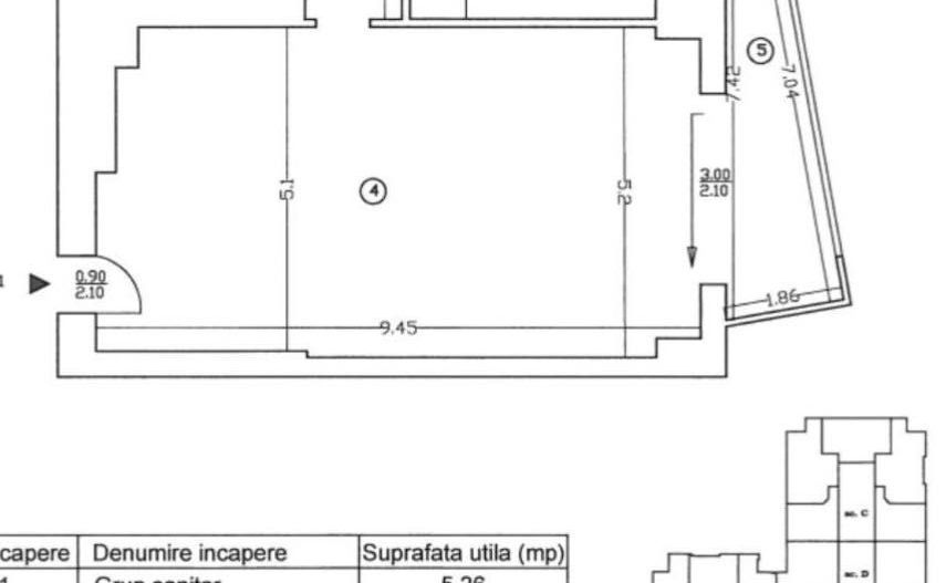 Apartament spațios 2 camere + dressing, UPground, 82 mp, etaj 6, mobilat lux. - Poză 8