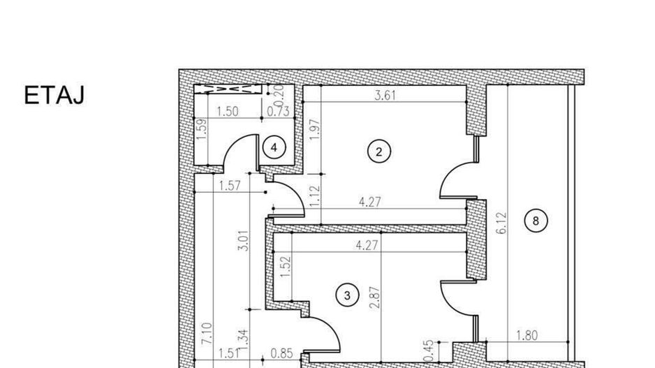 Duplex 3 camere Prima Vista Pipera Metrou - Schiță 8