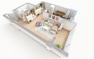 0 comision Apartament 1 camera 44mp lift Rond ERA-Valea Lupului - Poză 4