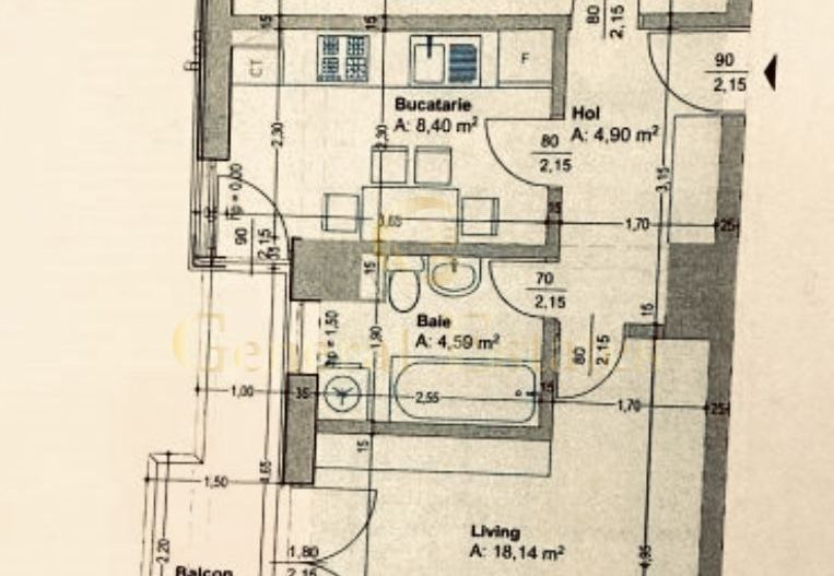 Vânzare apartament cu 2 camere, 56 m.p. în Tătărași - Evergreen Towers - Poză 20