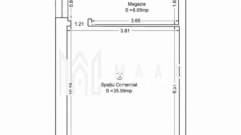 Spatiu Comercial I 58mpu I Vitrina I Vad Pietonal I Central - Poză 1