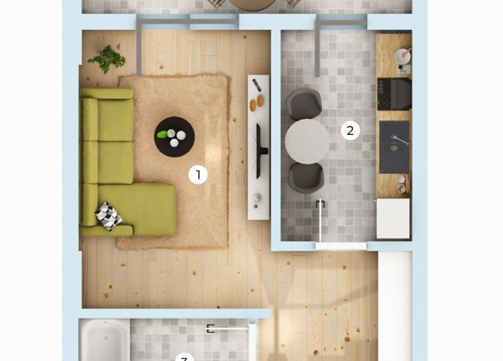 Apartament tip garsoniera o camera, vedere mixta,etaj 1,aproape metrou - Poză 1