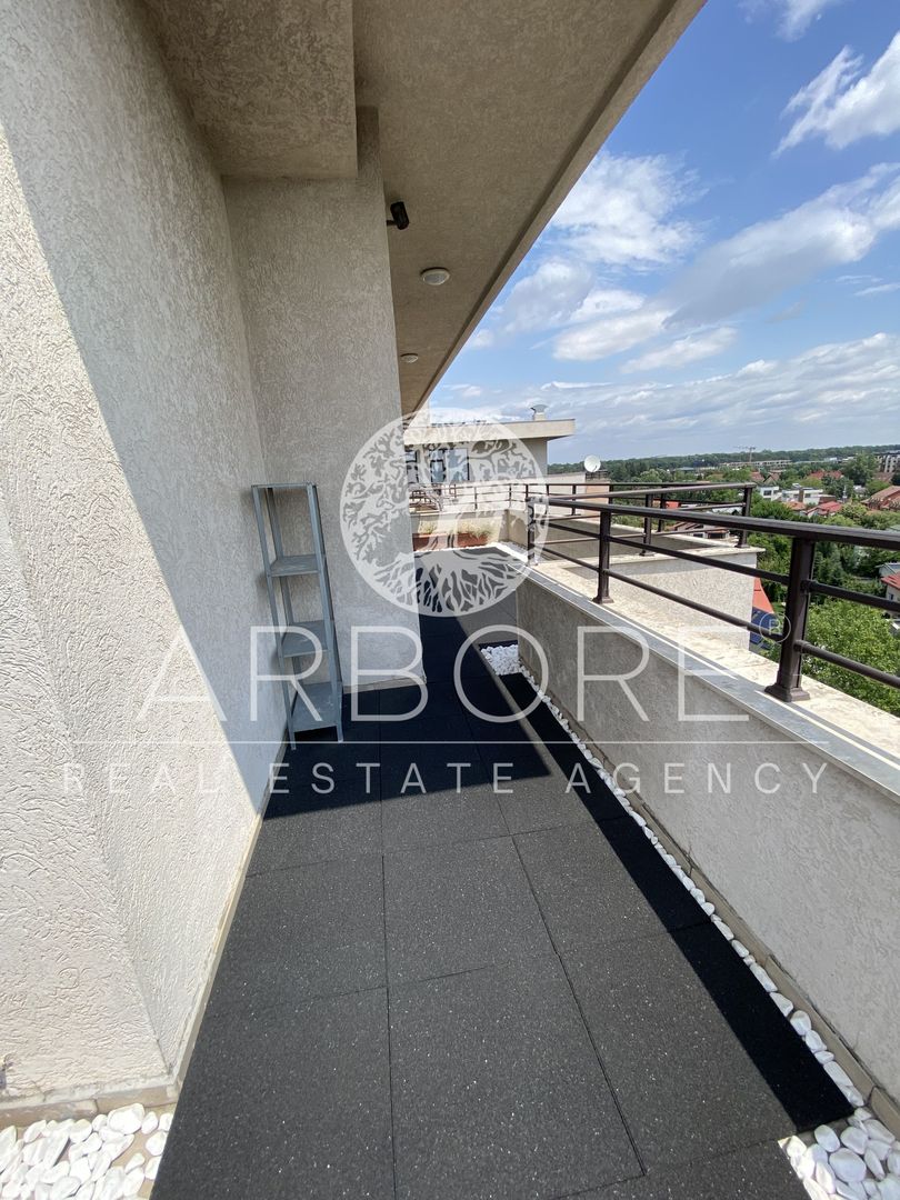 Penthouse 5 camere 250 mp lângă Ambasada SUA , zona Băneasa București - Poză 34
