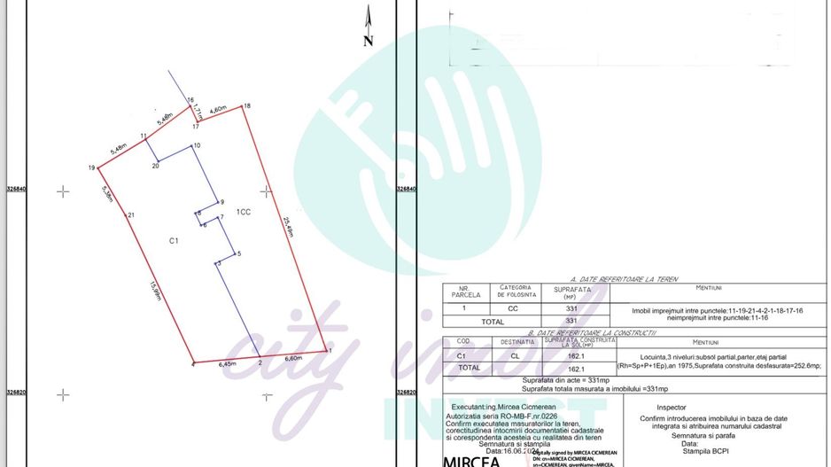 Casa formata din 2 corpuri cu TEREN 433 MP - Poză 15