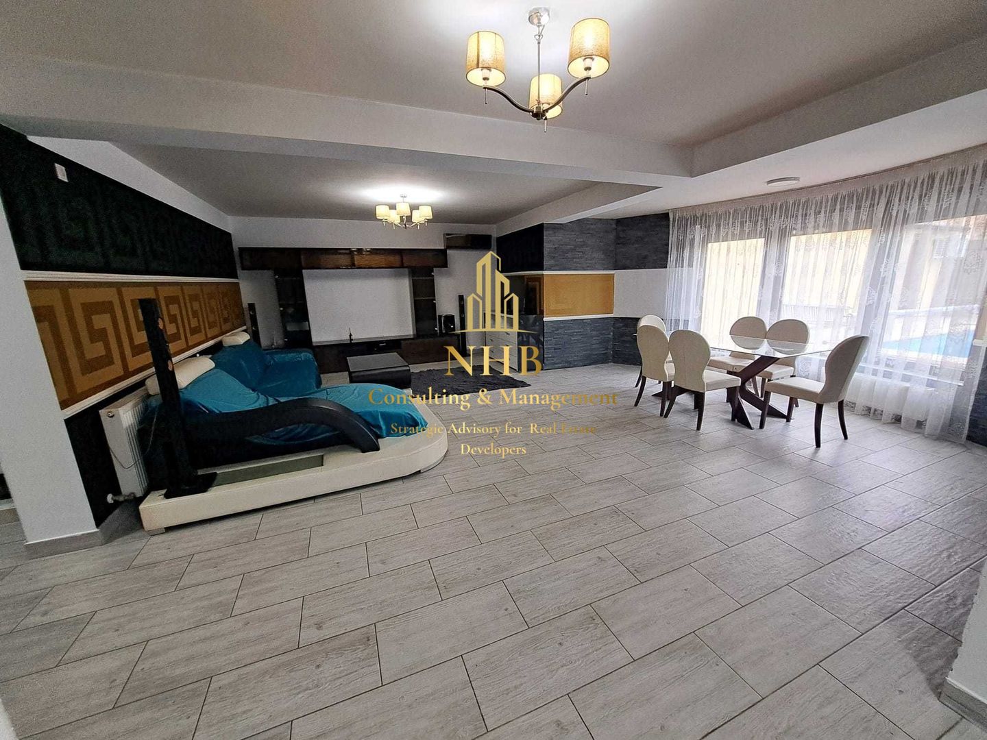 Vila de inchiriat 5 camere cu piscina -P+1- 208 mp Tunari- Pipera - Poză 7