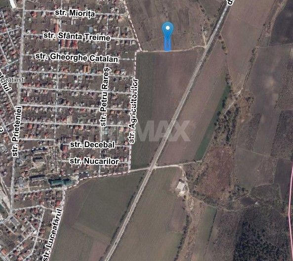 Teren agricol extravilan - 16 ari I Grătiești I 3 fronturi stradale I acces la drum principal - Poză 3