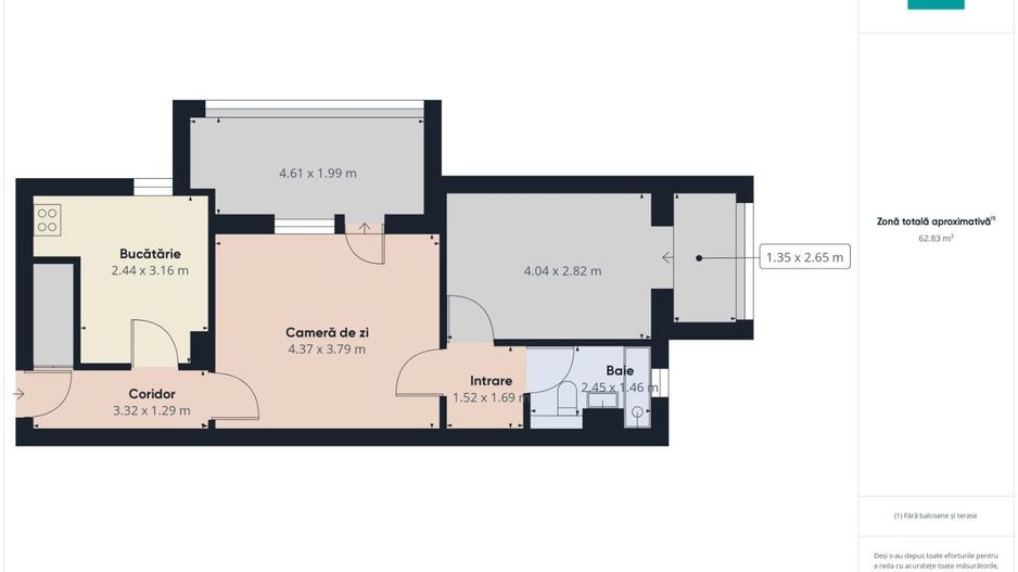 Oportunitate de Investiție! Apartament cu 2 Camere în Zona Aradului! - Poză 14