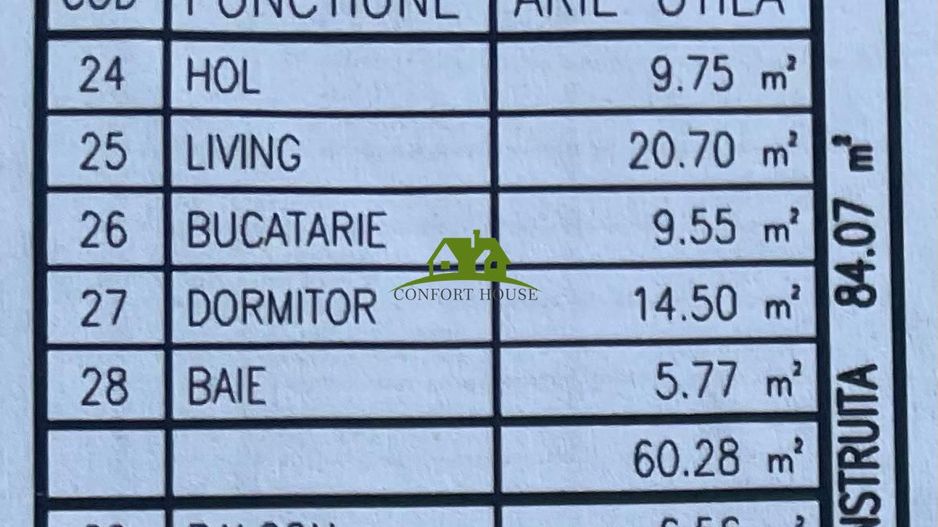 Apartament 2 camere, bloc nou, P+3, Ap.04, Parter, Bl.1 - CP2438259 - Poză 7