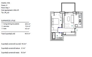 Vânzare, studio dublu, Pipera, rond OMV - Poză 4
