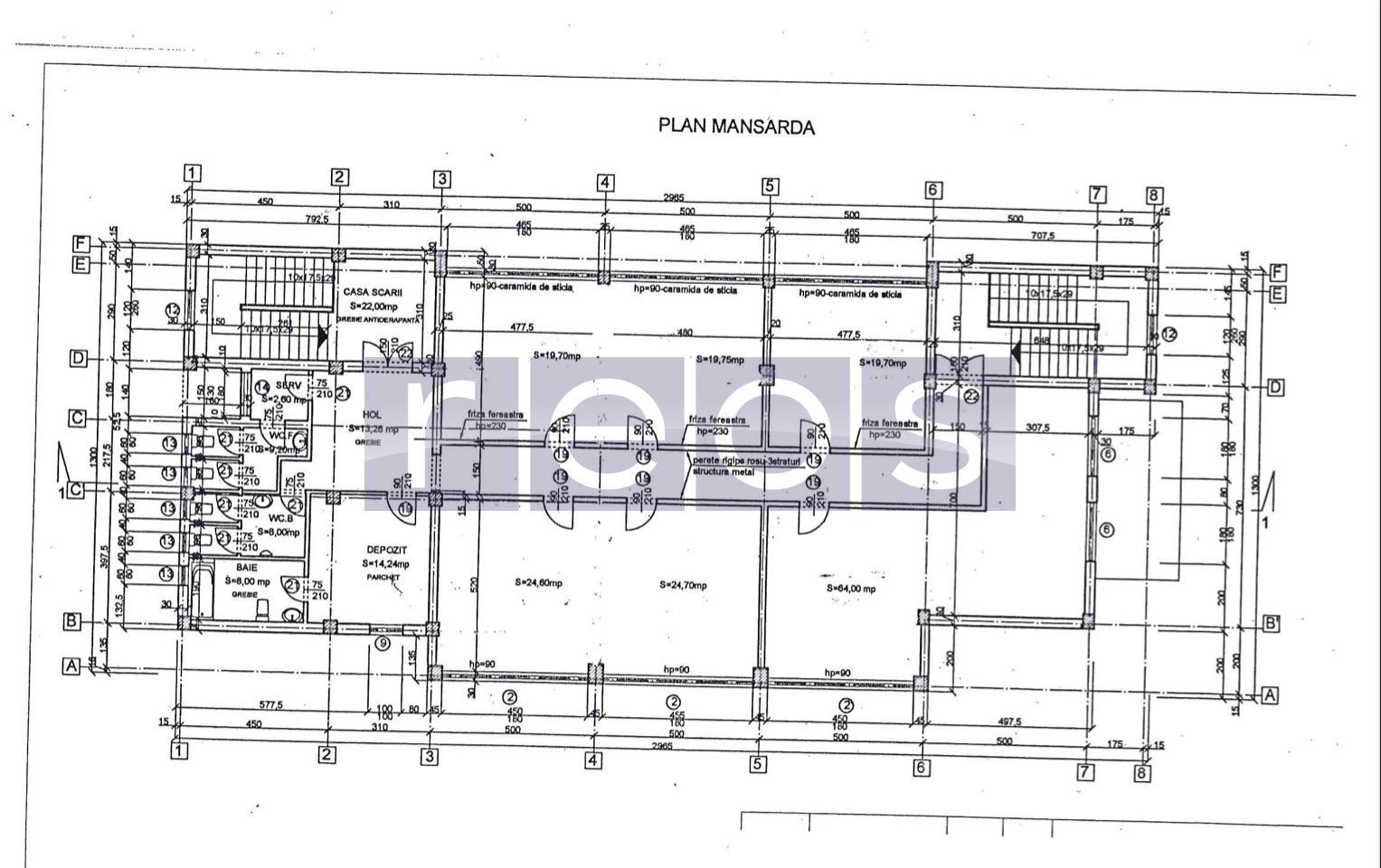 Cladire 1100 mp construiti zona centrală - Poză 8