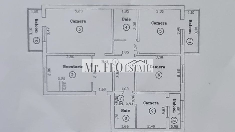Apartament cu 4 camere, 3 balcoane si boxa proprie pe Calea Aradului - Poză 2