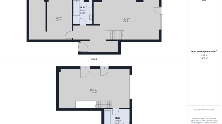 Rate la Dezvoltator - Penthouse 3 camere - Zona Șagului - Timișoara - Poză 15