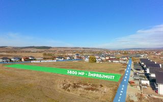 Teren intravilan 3800 mp Jucu de Mijloc | Str. Câmpiei | Dezvoltare - Poză 2
