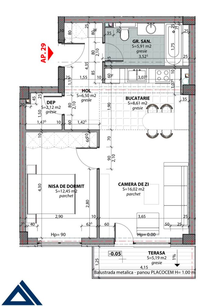 Apartament cu 2 camere de vanzare | Junior Residence - Poză 10