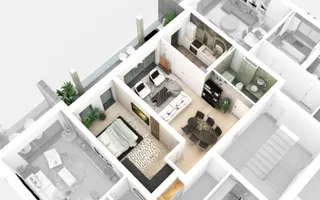 Apartament 2 camere - 54.12. mpu + 14.42 mp terasa (77N-DO-ap.3) - Poză 11
