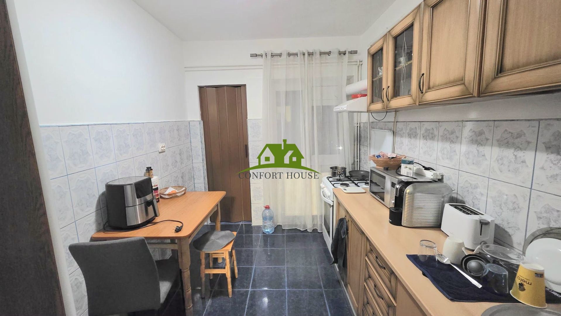 APT. 62mp cu 2 camere/2 balcoane – mobilat/utilat – Matei Basarab - Poză 14