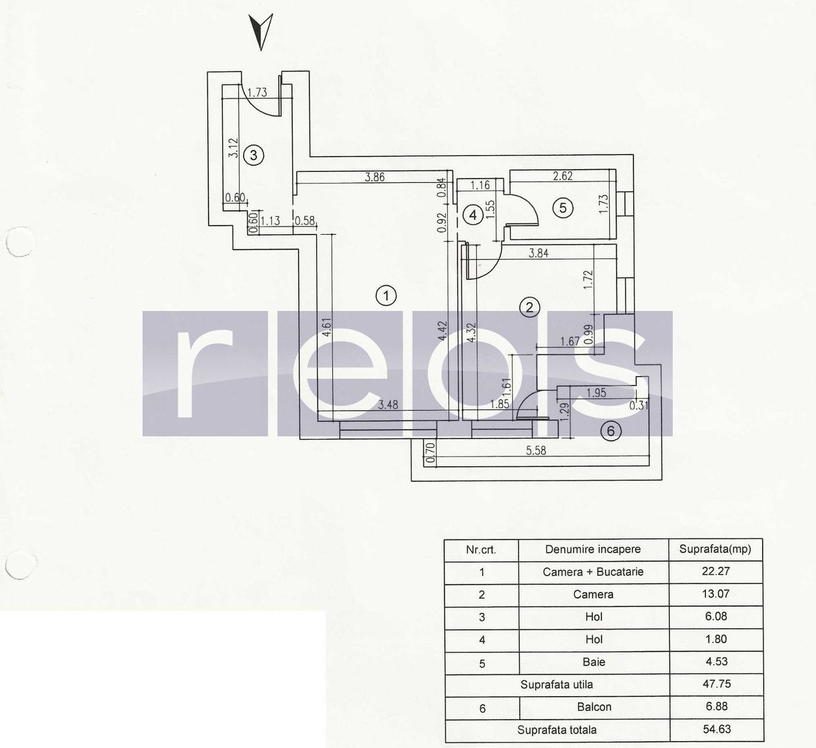 VANZARE APARTAMENT 2 CAMERE EDENIA TITAN SEMIDECOMANDAT 55MP - Poză 9