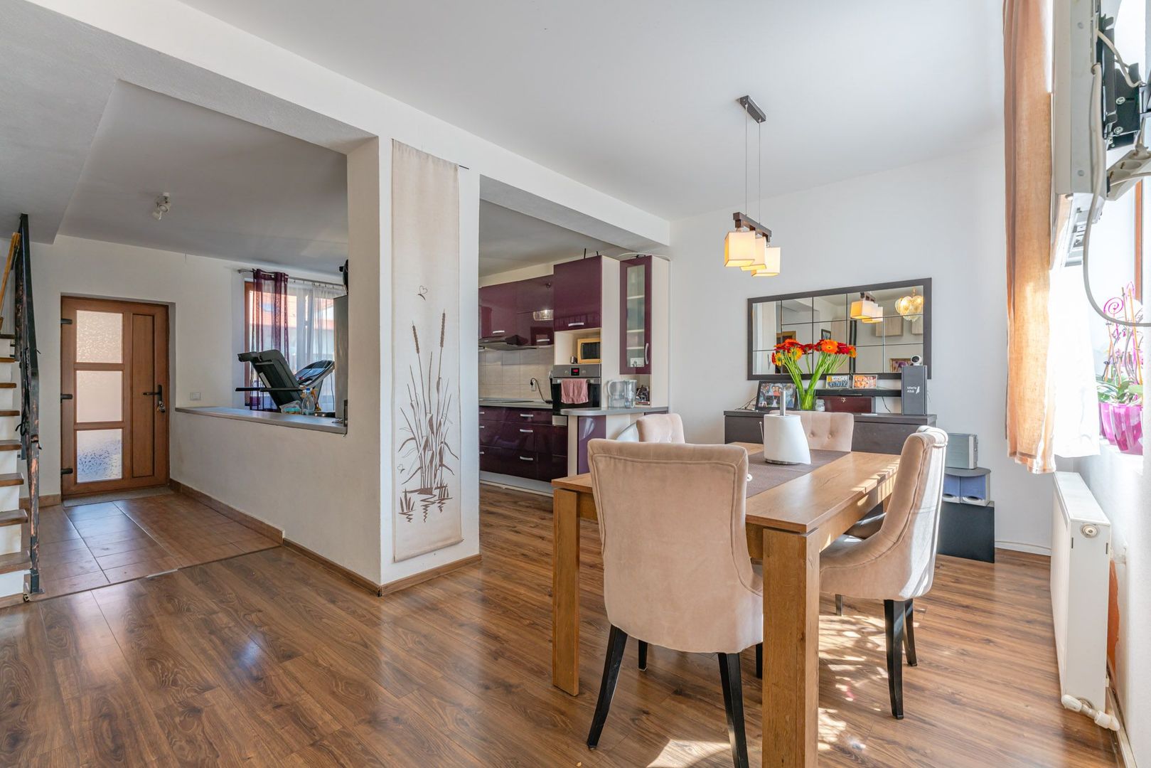 Casă înșiruită în Sânpetru, mobilată, comision 0% cumpărător - Poză 3