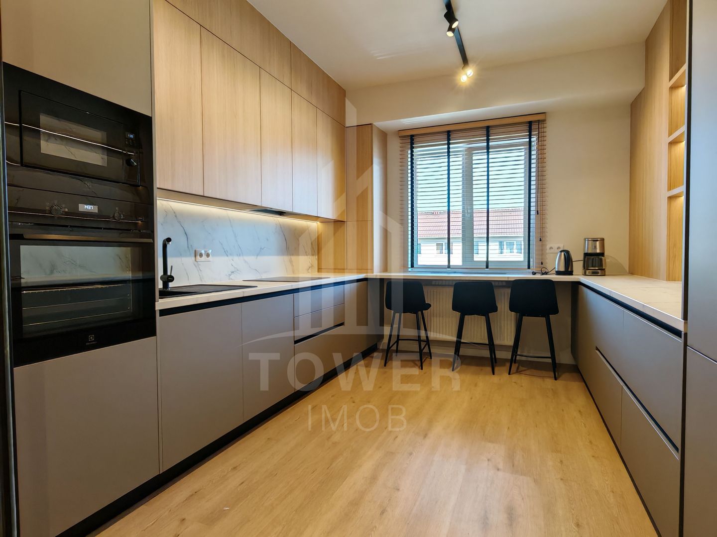 Apartament prima inchiriere cu 3 camere, nou, mobilat lux. - Poză 5
