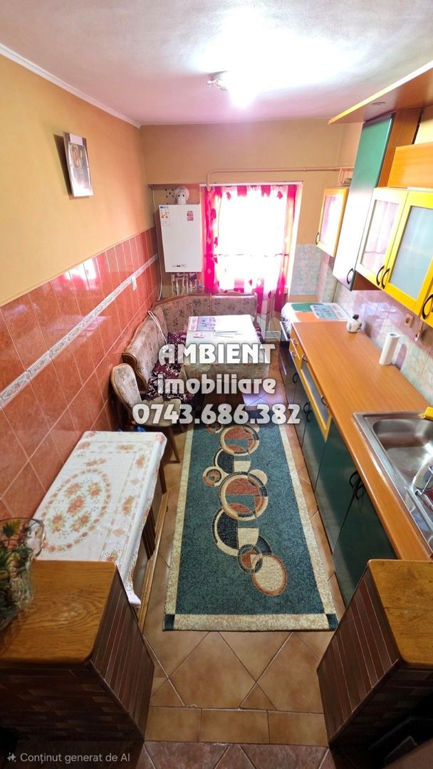 Apartament cu 3 camere, etaj 4, mobilat, VASLUI zona CENTRU - BIG; - Poză 3