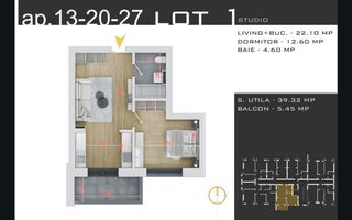 Apartament 2 camere OP,PROMOTIE cu PARCARE INCLUSA, Theodor Pallady - Poză 5