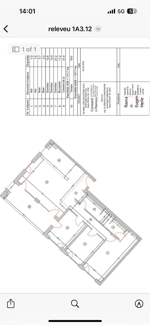 Apartament 4 camere - 115mp suprafata utila - Poză 4